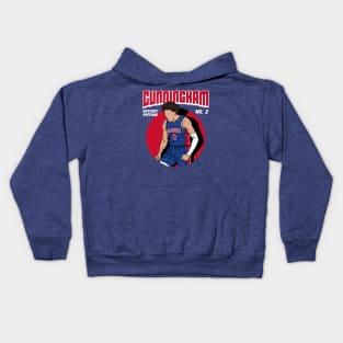 Cade Cunningham Comic Style Art Kids Hoodie